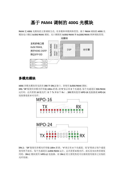 基于PAM4调制的400G光模块