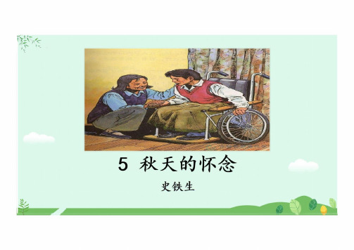 第5课《秋天的怀念》课件(共48张PPT) 统编版语文七年级上册