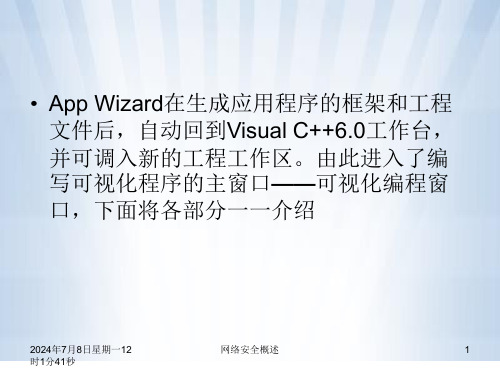 VisualC6.0可视化编程窗口介绍