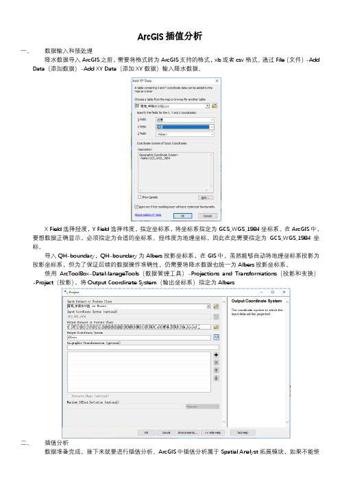 ArcGIS克里金和IDW插值分析