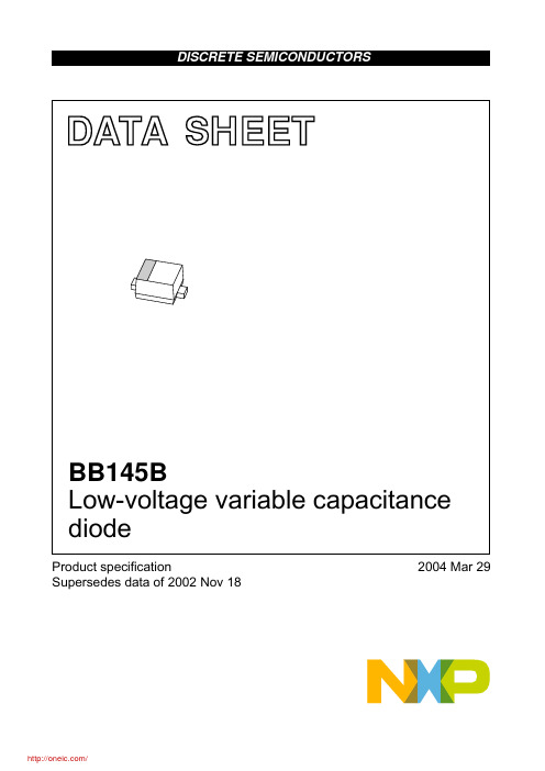 BB145B,115;中文规格书,Datasheet资料