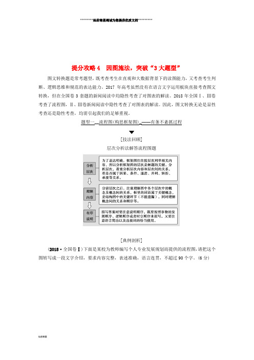 高考语文二轮提分复习 专题7 提分攻略4 题型1 流程图(构思框架图)-有条不紊抓过程讲义