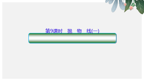 高三新课标版·数学(理)总复习课件第九章 解析几何9-9ppt版本