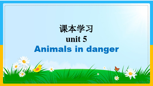 Unit5Animalsindanger(课件)joinin外研剑桥英语六年级上册