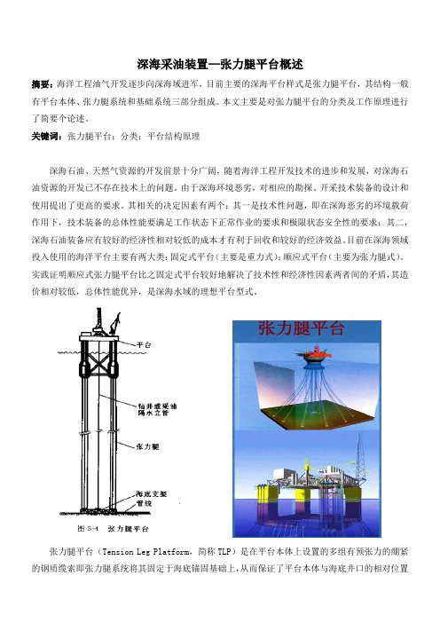 海洋石油工程概论论文