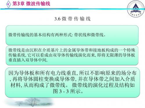 电信传输原理及应用第三章 微波传输线 3微带线.