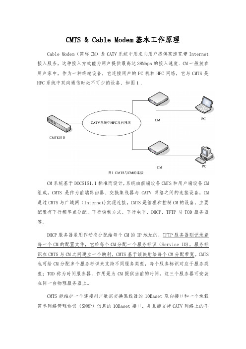 CMTS与CM的工作原理