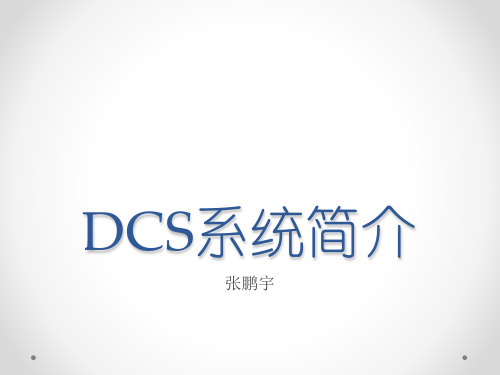 (完整版)DCS系统介绍