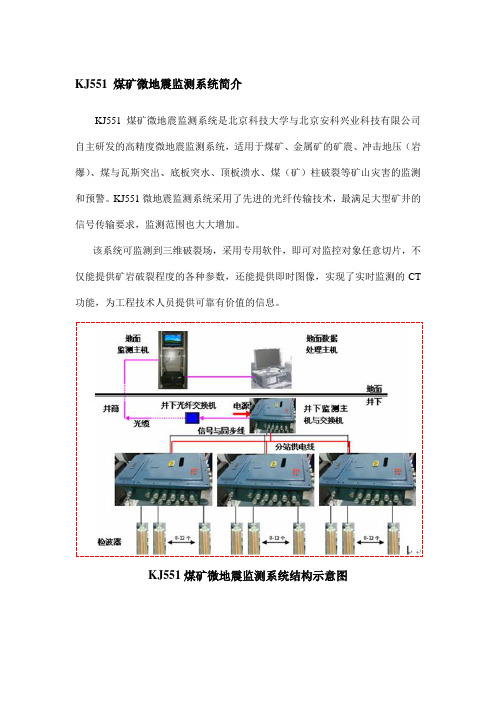 KJ551煤矿微地震监测系统简介和技术参数