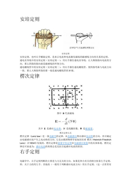 区别左右手定则---个人整理