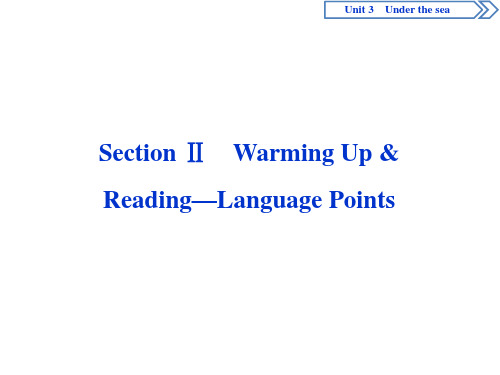 高二英语人教版选修7unit3Section Ⅱ精品课件