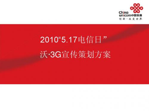 2010“5.17电信日”宣传策划方案3