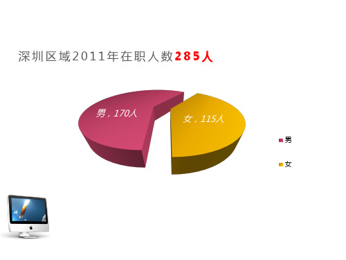 人员结构状况图PPT模板