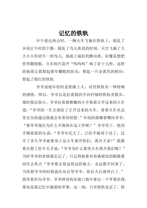 《记忆的铁轨》