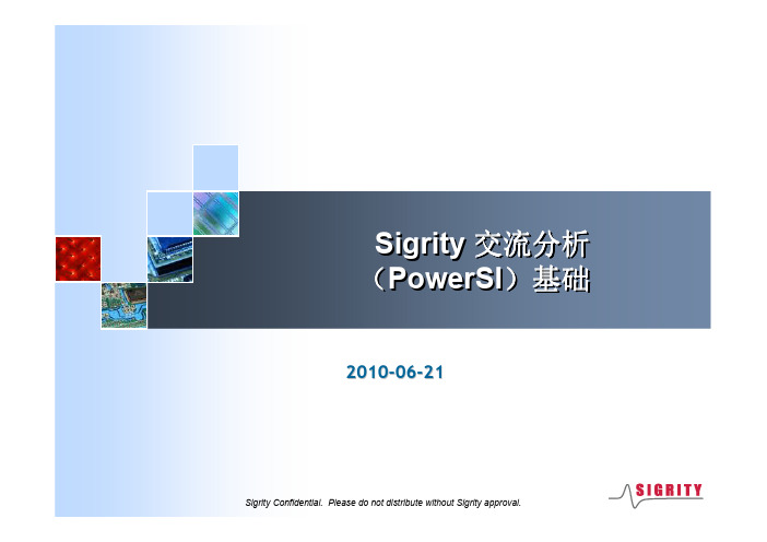 PowerSI分析基础_110510