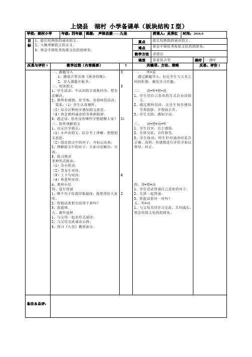 声律启蒙上——九佳