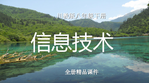 《信息技术》八年级下册全册课件【川教版新教材】