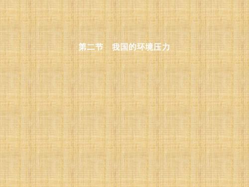 初中九年级政治全册 第二单元 关注自然 关注人类 第二节 我国的环境压力 第1框 人口大国名师优质课件 湘教