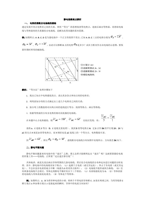 静电场疑难点