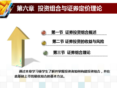 投资学 第六章 投资组合与证券定价理论