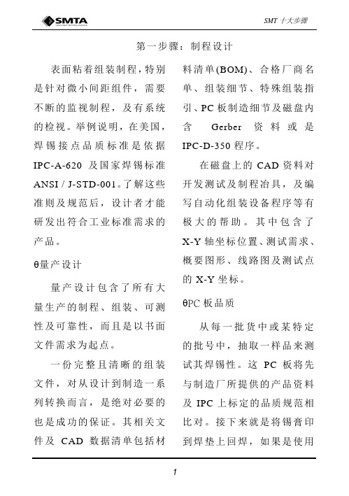 SMT十大步骤资料