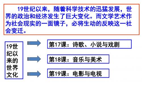 17诗歌小说与戏剧