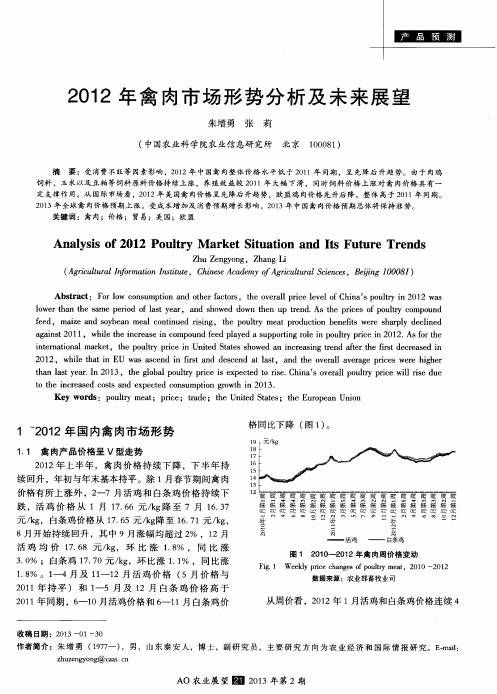 2012年禽肉市场形势分析及未来展望