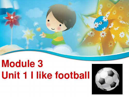 新外研版三年级英语下册Module 3 Unit 1 I like football课件1.ppt