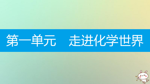 【精品推荐】2020年秋九年级化学上册第一单元走进化学世界知识清单课件新版新人教版