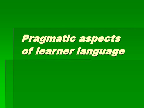 Interlanguage_Pragmatics