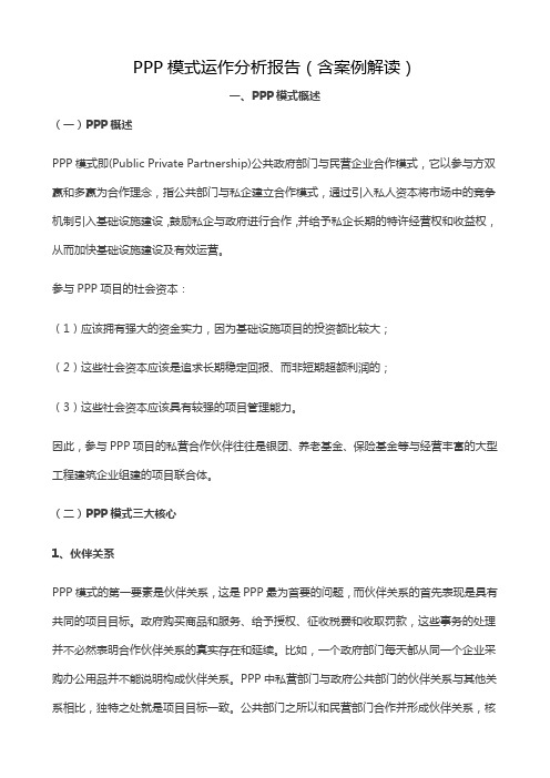 PP模式运作分析报告案例解读