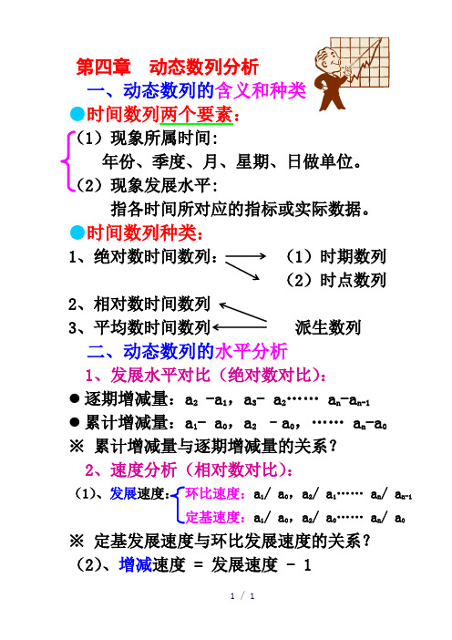 第四章动态数列分析