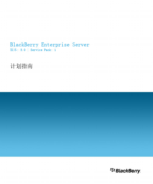 BlackBerry Enterprise Server计划指南