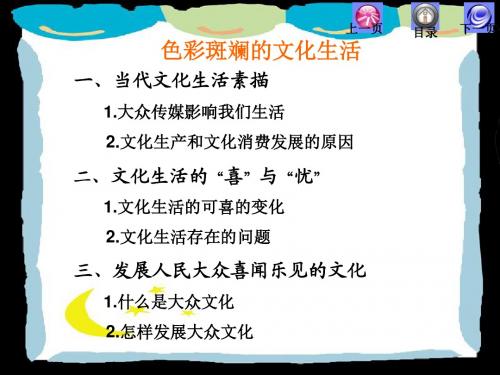 8.1色彩斑斓的文化生活(共19张PPT)