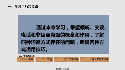 商务沟通与谈判—04商务沟通主要手段与技巧上PPT课件