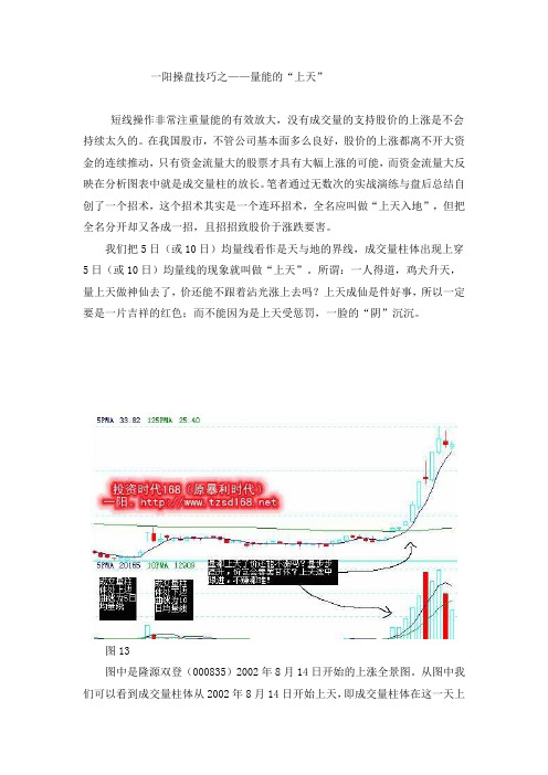 量能操盘技巧