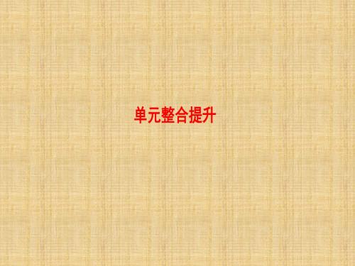 高考政治一轮复习 第5单元 公民的政治生活单元整合提升名师课件 新人教版必修2