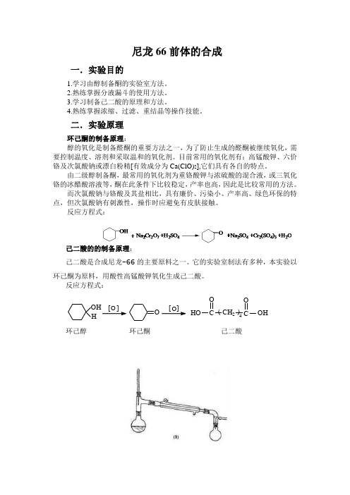 尼龙66前体的合成