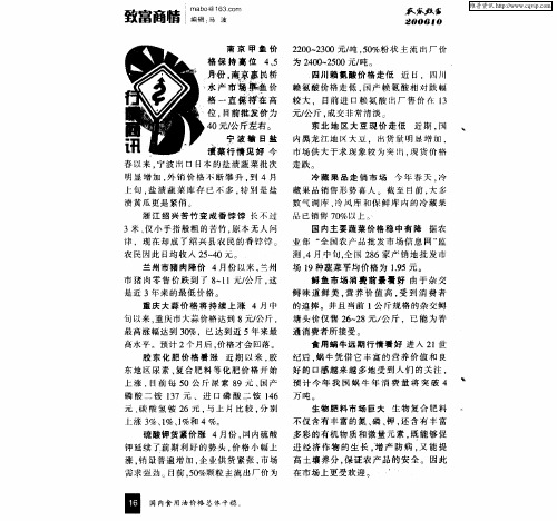 行情商讯