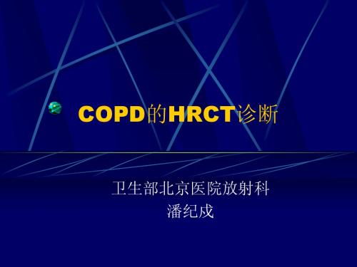 COPD的HRCT诊断(2)