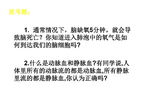 七年级生物气体交换和运输