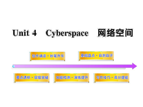 2012版高中英语全程复习方略配套课件:Unit4《Cyberspace》(北师大版必修2)