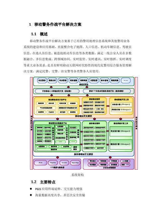 移动警务作战平台解决方案