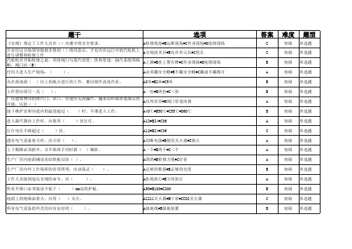 2020年燃气轮机值班员技能鉴定考试题库