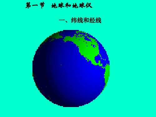 人教版七年级上册地理1.1《地球和地球仪》 课件 (共15张PPT)