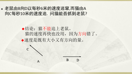 高中数学平面向量的实际背景及基本概念优秀课件