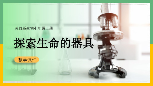 初中生物苏教版七年级上册《21探索生命的器具》课件