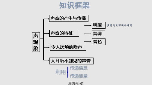 物理声现象复习PPT课件