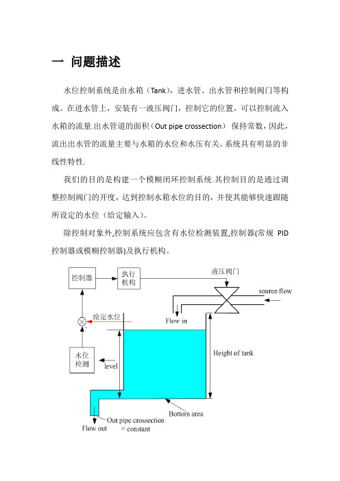 水箱液位matlab模糊控制例程sltank详解【范本模板】