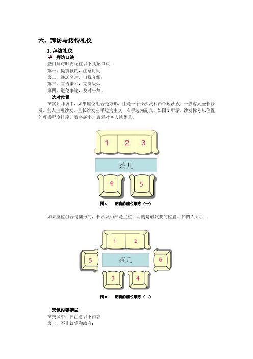 拜访礼仪与接待礼仪